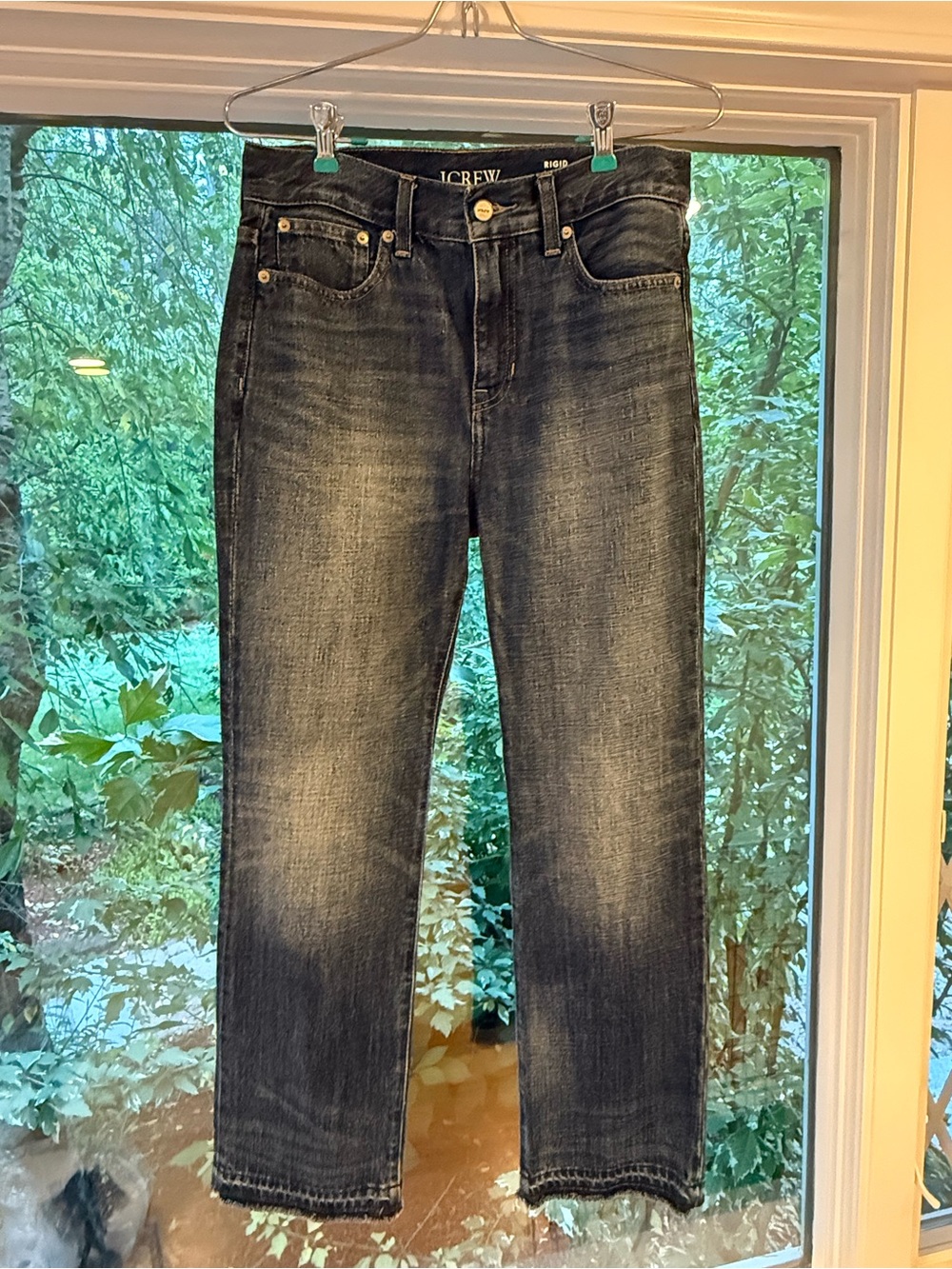 J. Crew Faded Straight-Leg Jeans